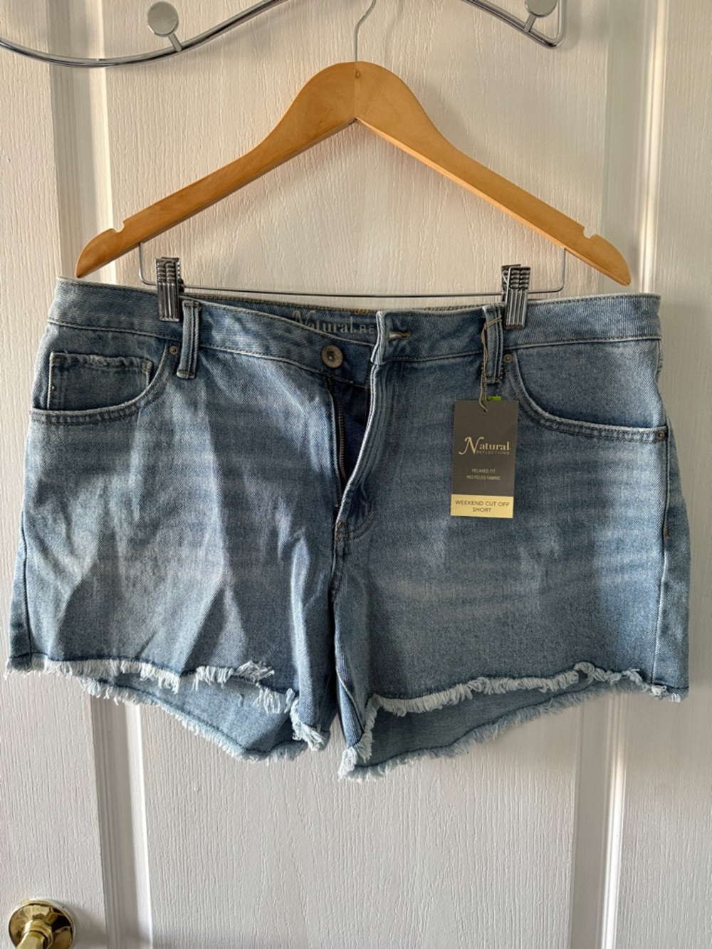 Size 16 denim cutoff style shorts